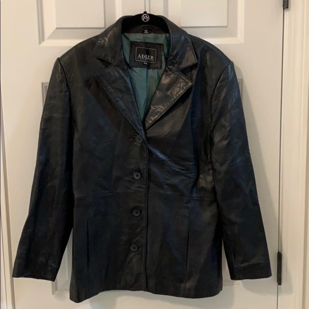 Adler collection genuine leather jacket